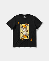 Camiseta King S Cocktail Big Front Regular Basic Negro