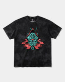 Camiseta Oso Con Gorro Big Front Oversize Acid Negro