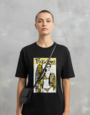 Modelo mide 1,74m y usa talla M