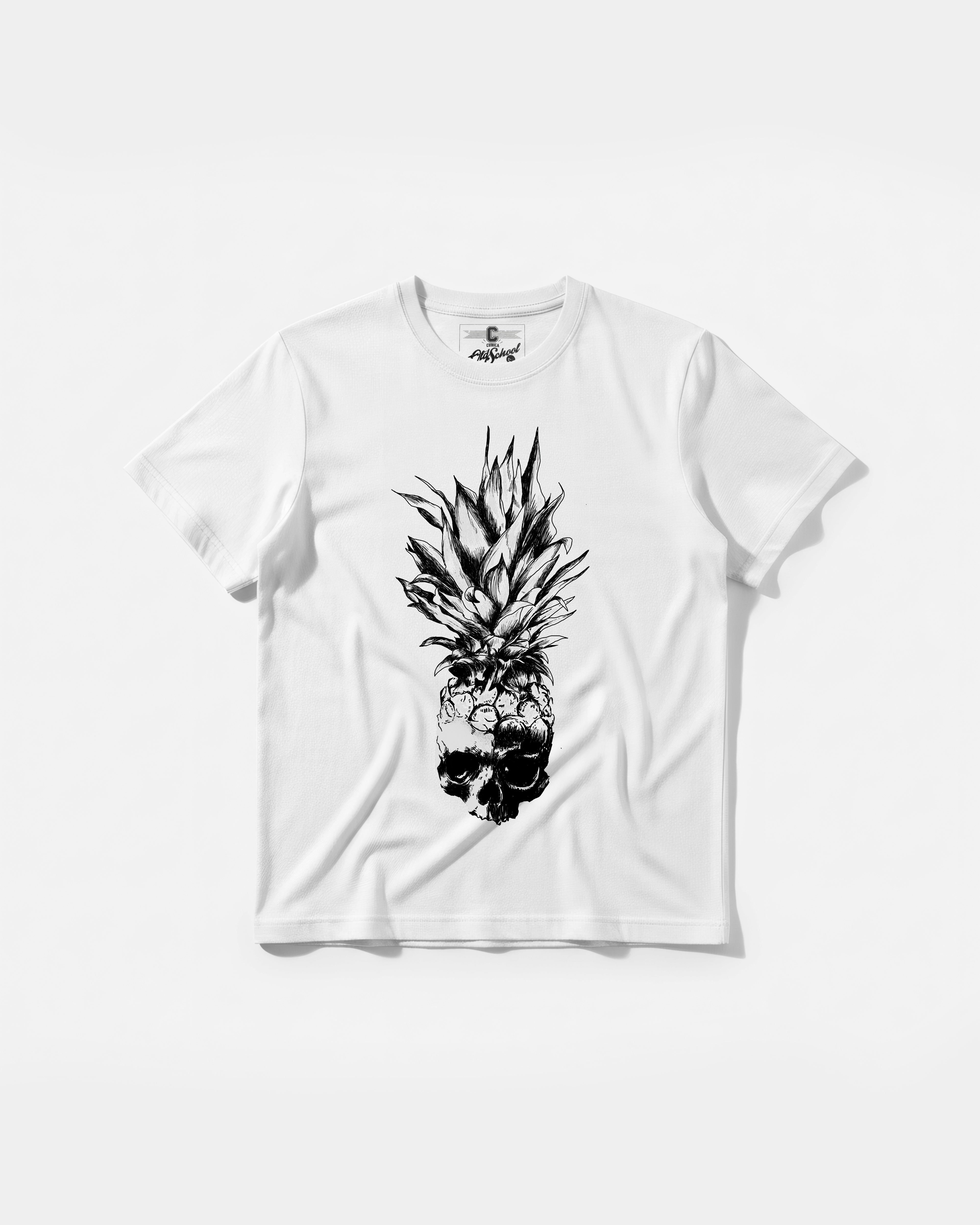 Camiseta Piña Calavera Big Front Regular Basic