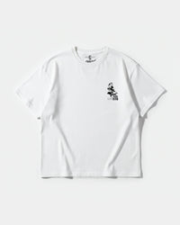 Camiseta One Thunder Pocket Front Oversize Basic Blanco