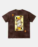 Camiseta King S Cocktail Big Back Oversize Acid Marron