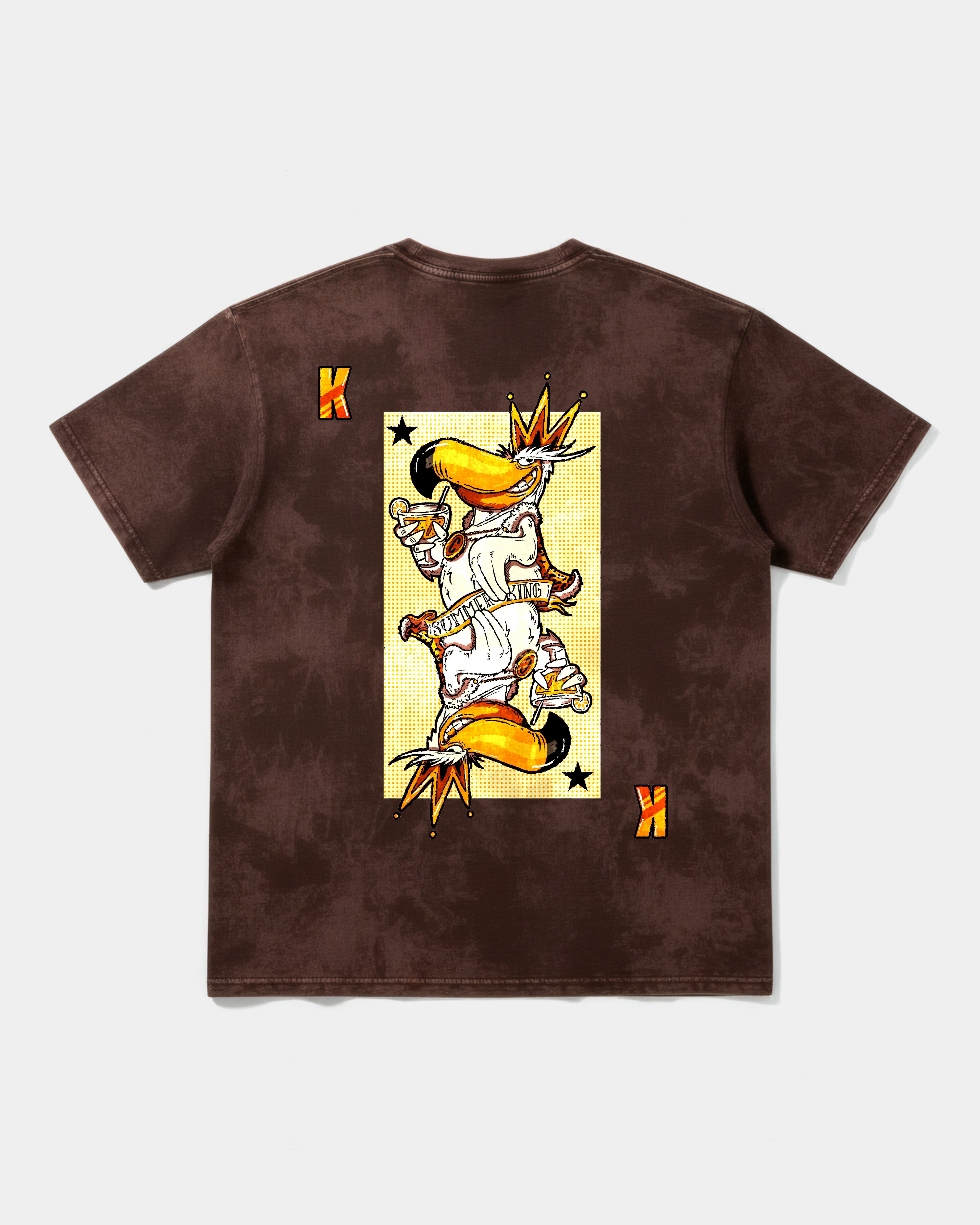 Camiseta King's Cocktail Big Back Oversize Acid