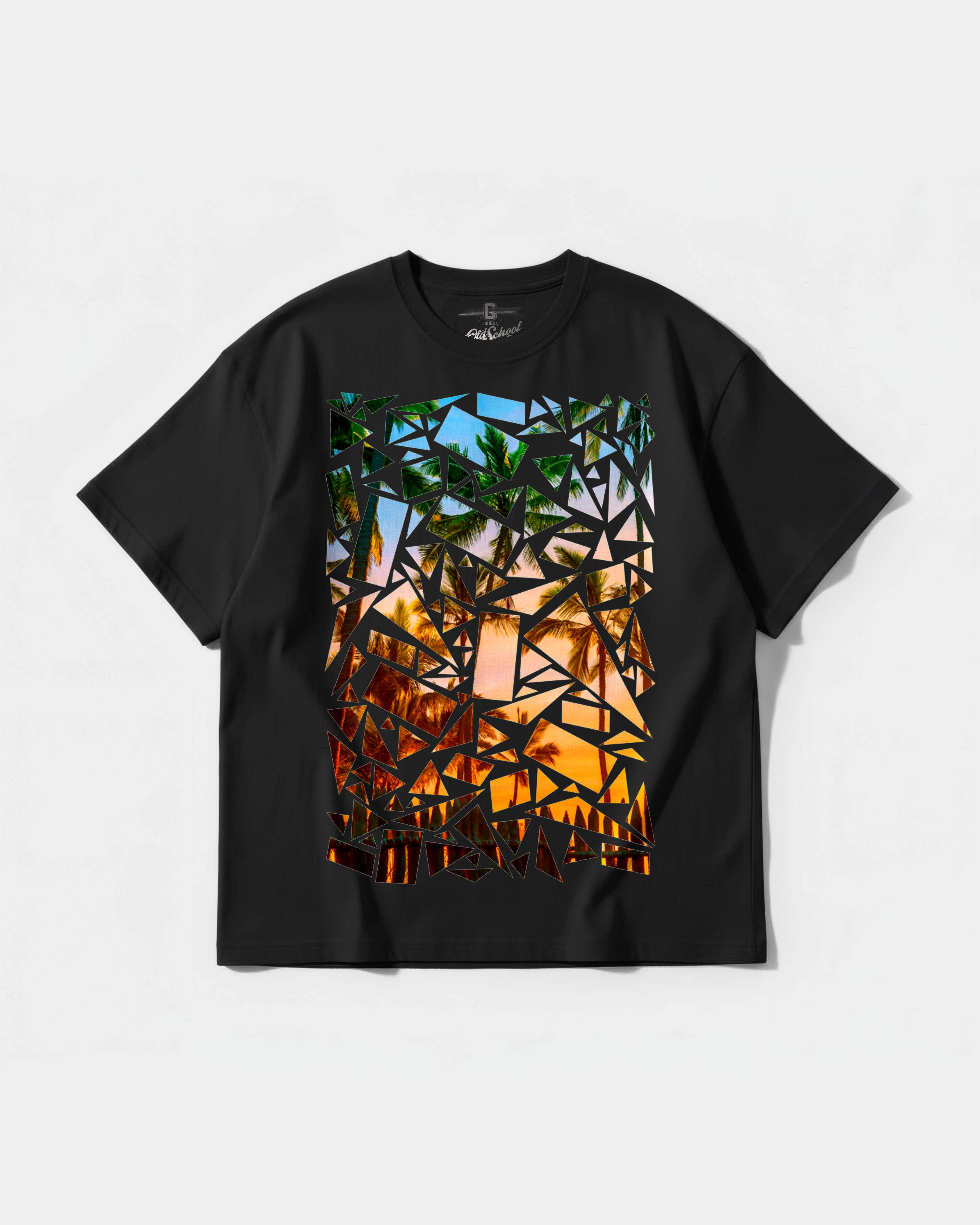 Camiseta Crystal Beach Big Front Oversize Basic