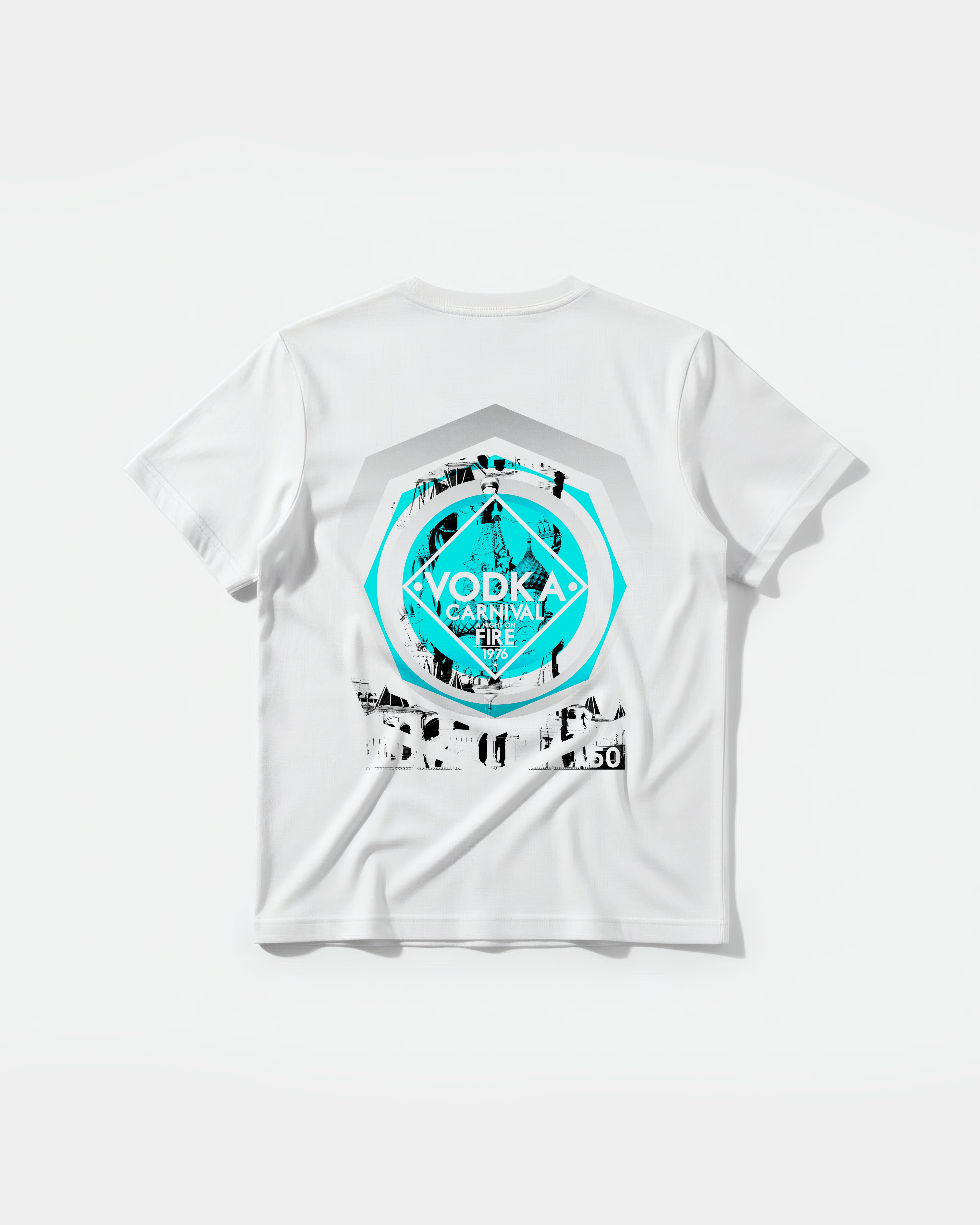 Camiseta Vodka Big Back Regular Basic