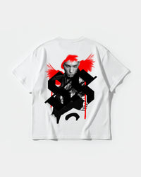 Camiseta Sick Soul Pocket Front Oversize Basic Blanco