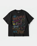 Camiseta Bad Girls Big Oversize Basic Negro
