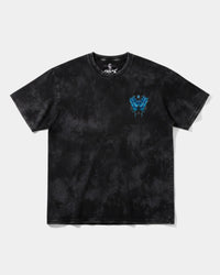 Camiseta Libertad Mariposa White Pocket Front Oversize Acid Negro