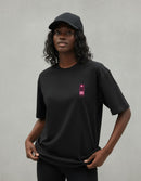 Modelo mide 1,65m y usa talla S
