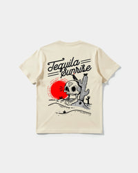 Camiseta Tequila Sunrise Pocket Front Regular Basic Beige