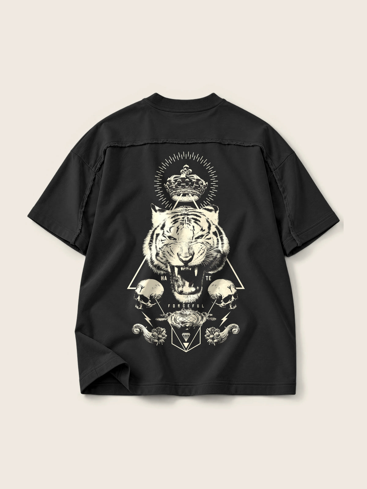 Forceful · Camiseta Semi Oversize con Cortes 410g — Imagen del producto 3