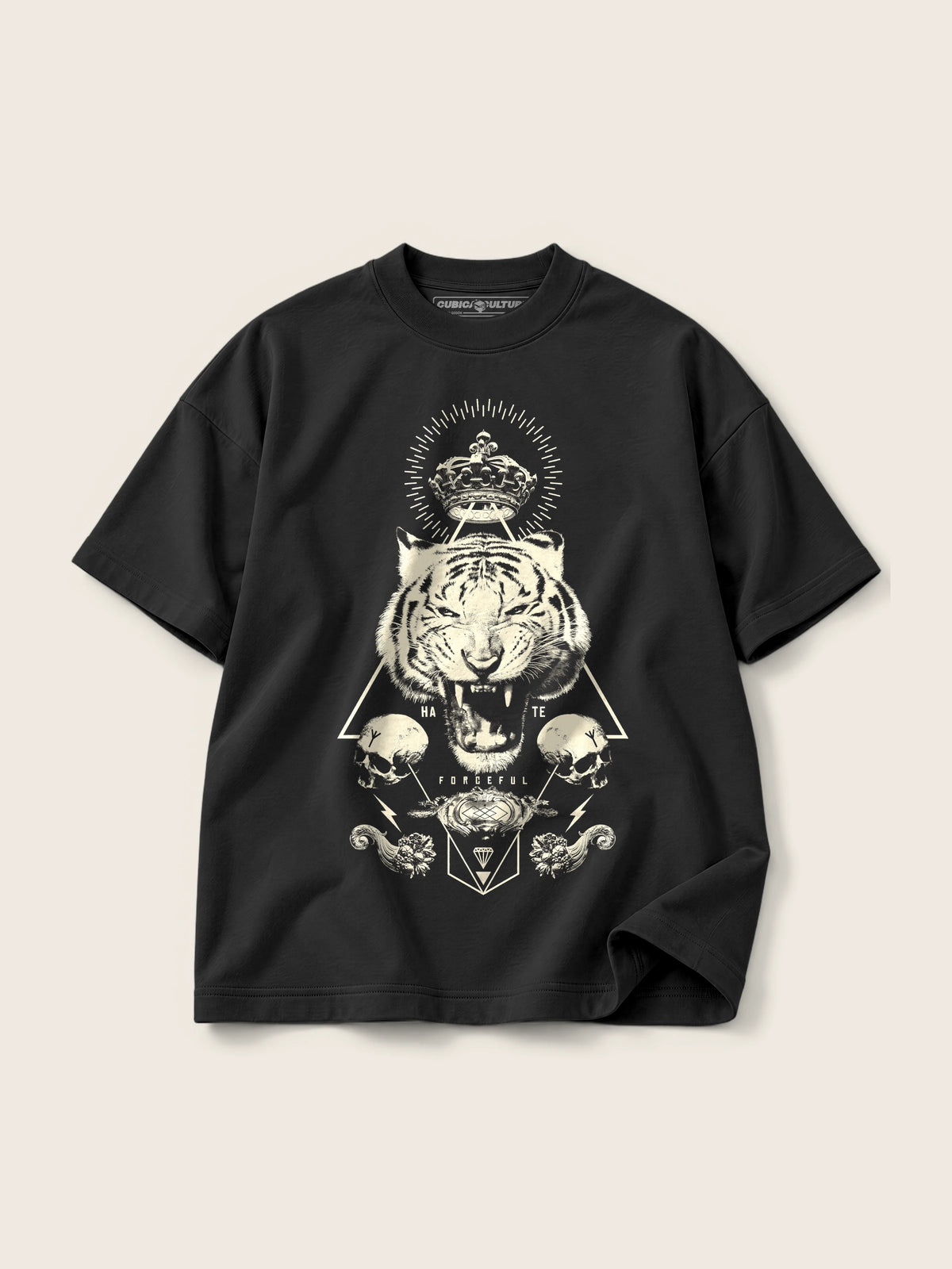 Forceful · Camiseta Semi Oversize con Cortes 410g — Imagen del producto 1
