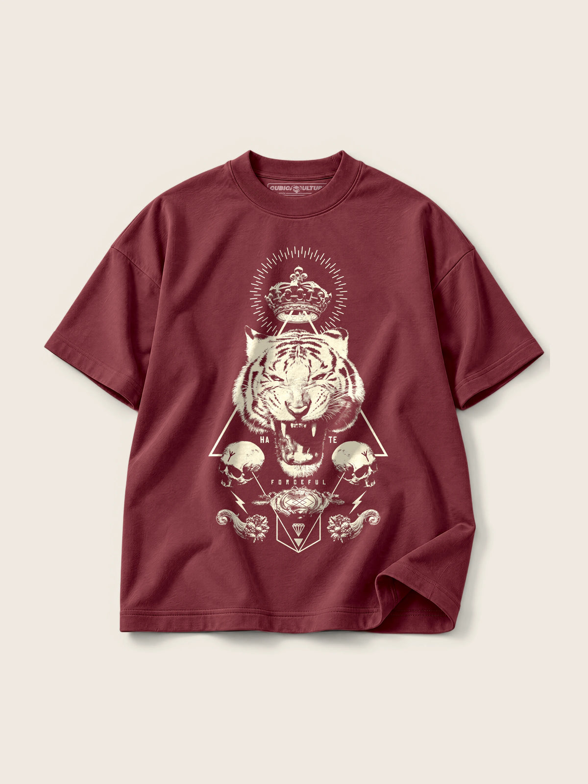 Forceful · Camiseta Semi Oversize con Cortes 410g — Imagen del producto 5