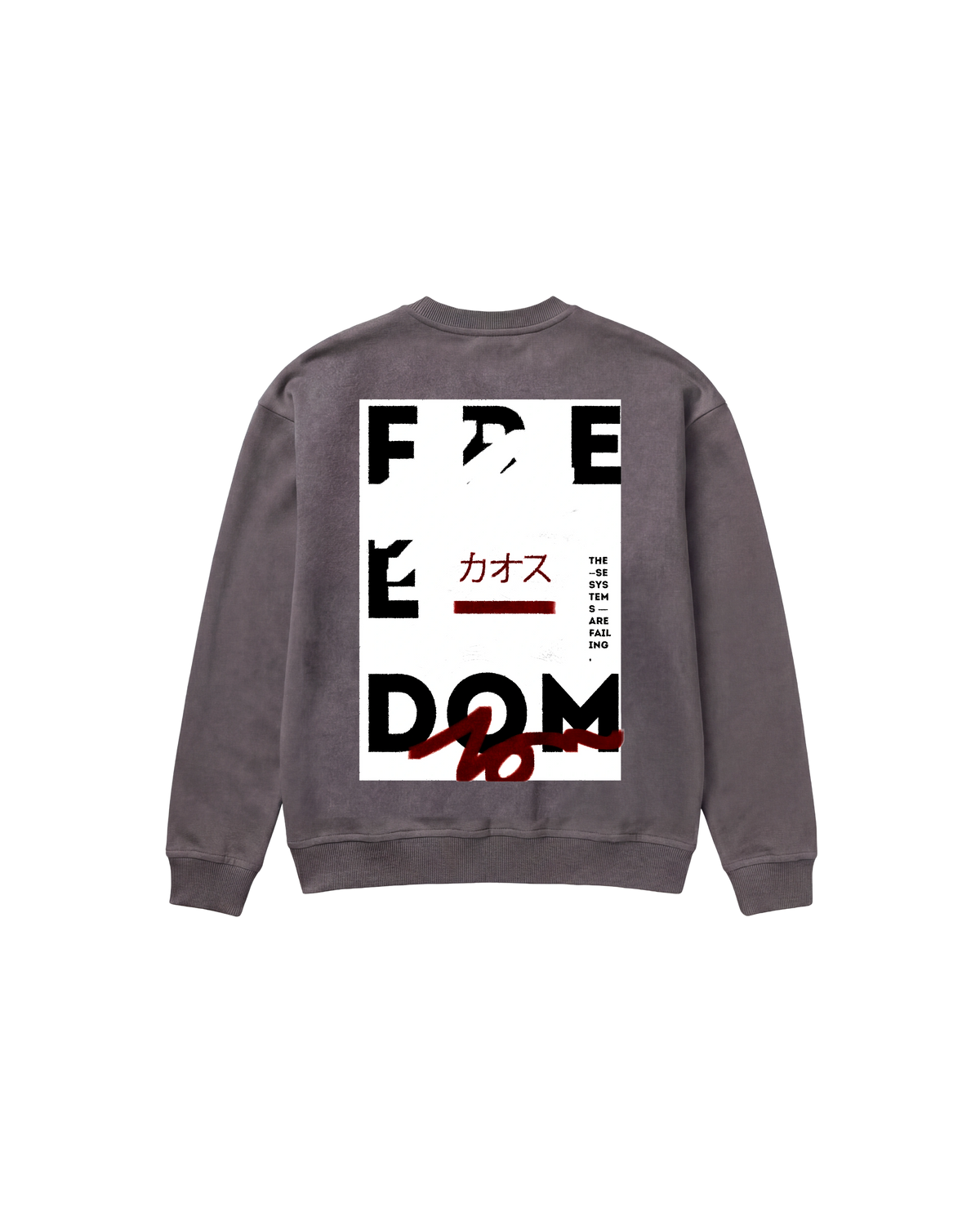 Free Dom Sweatshirt 410 Gris Oscuro Cubica