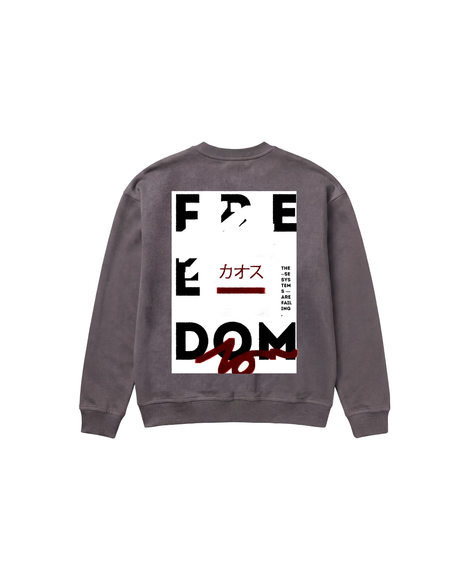 Free Dom Sweatshirt 410 Gris Oscuro Cubica