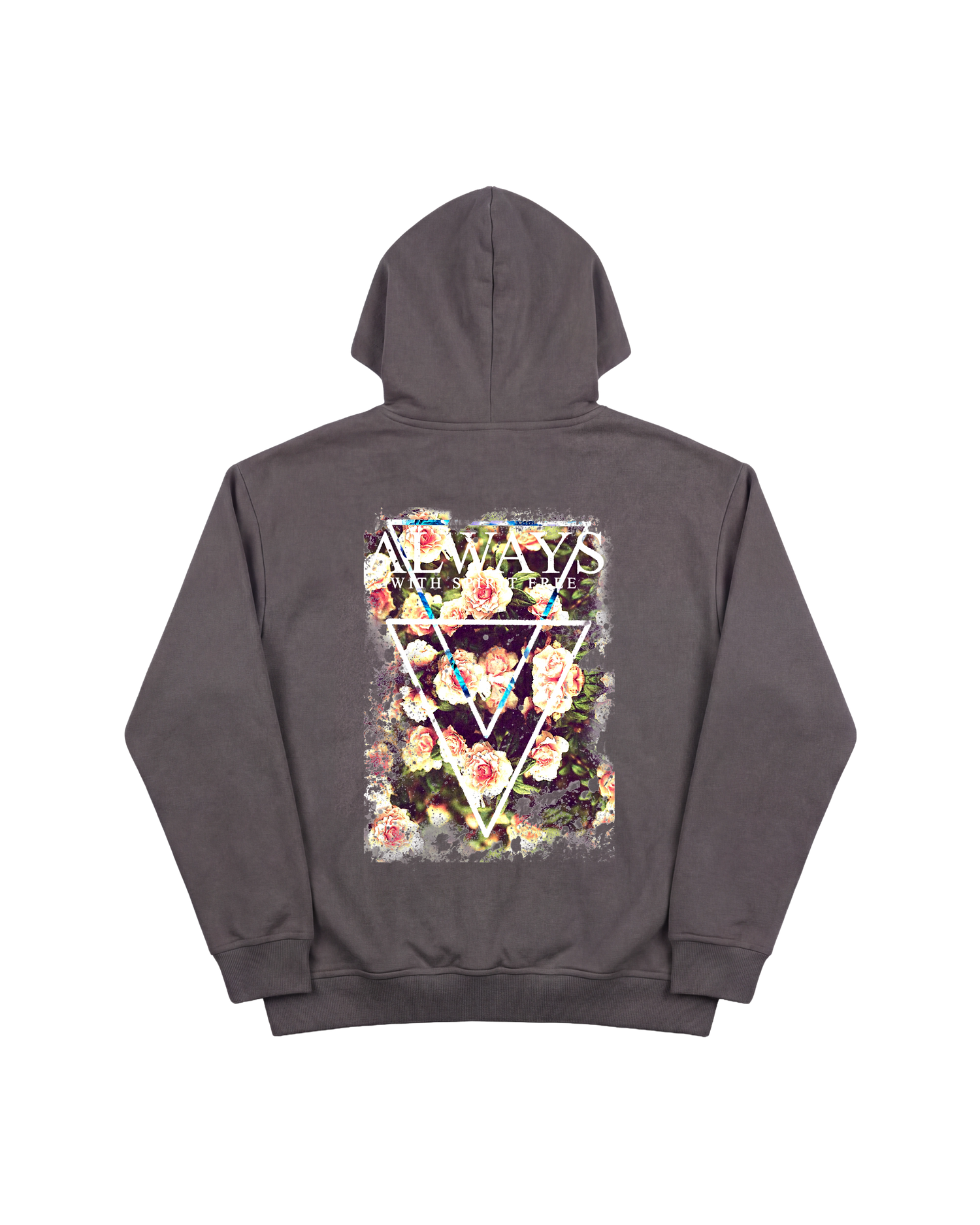 Free Spirit Hoodie 410 Gris Oscuro Cubica