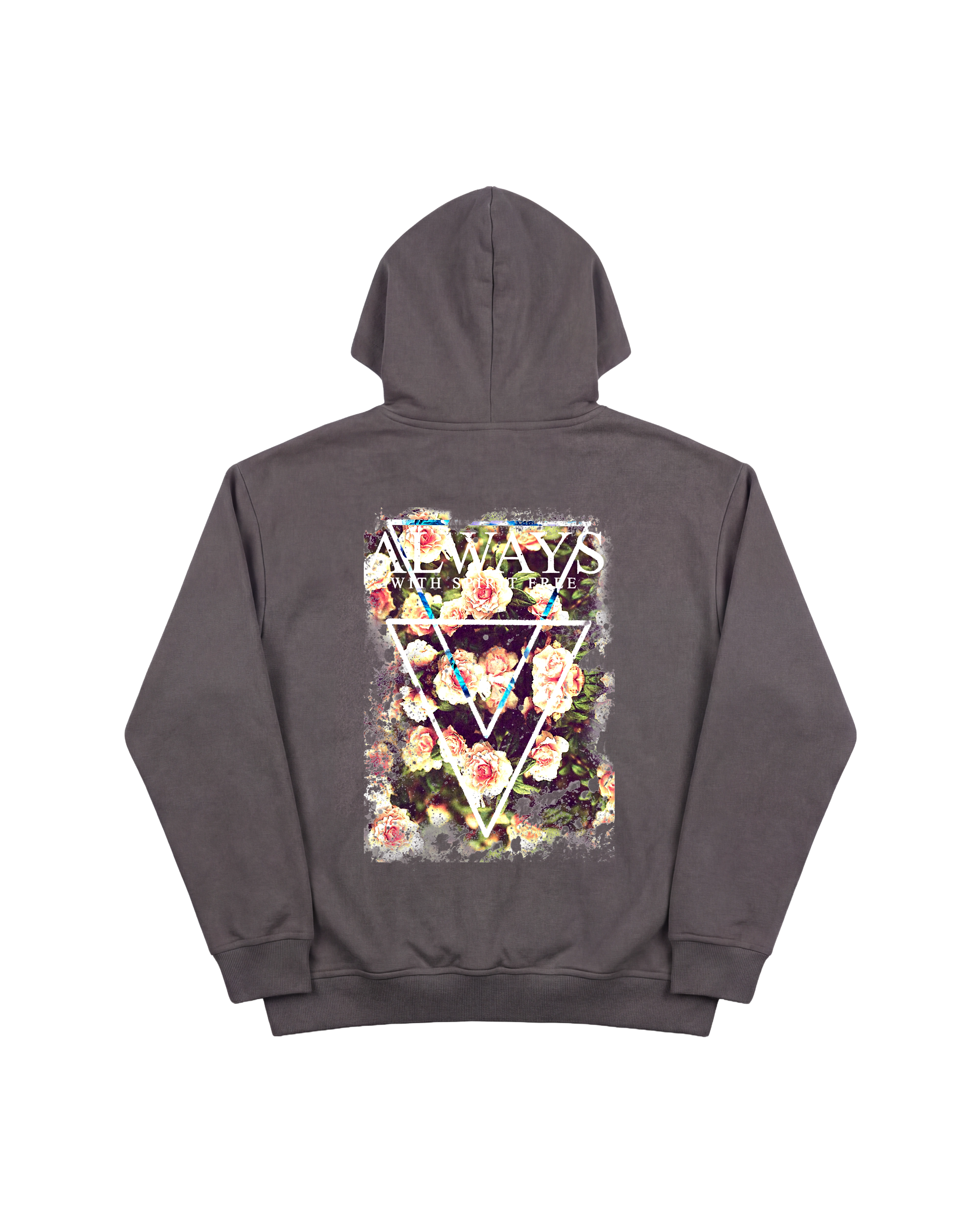Free Spirit Hoodie 410 Gris Oscuro Cubica