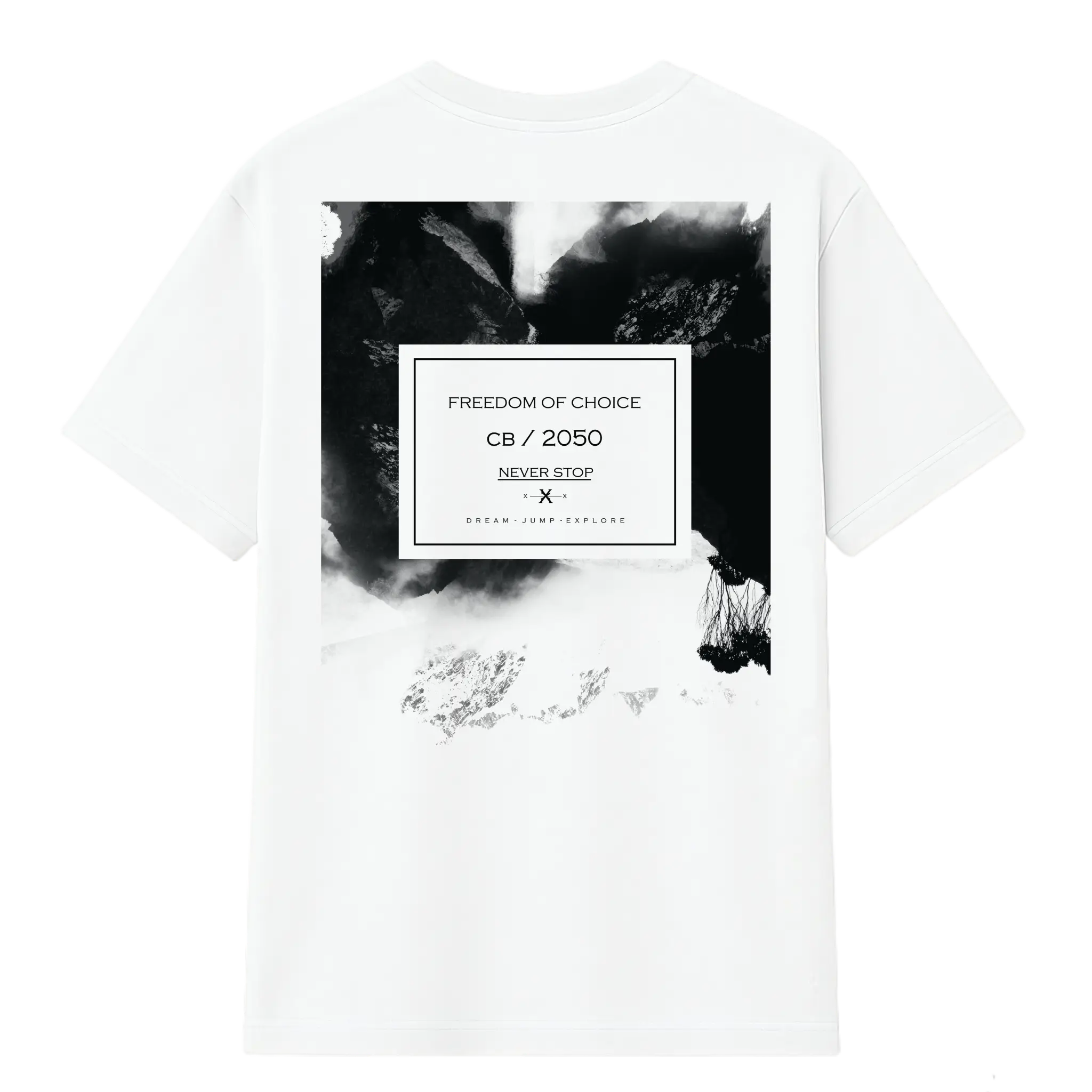 Camiseta Cubica Freedom Of Choice Never Stop B