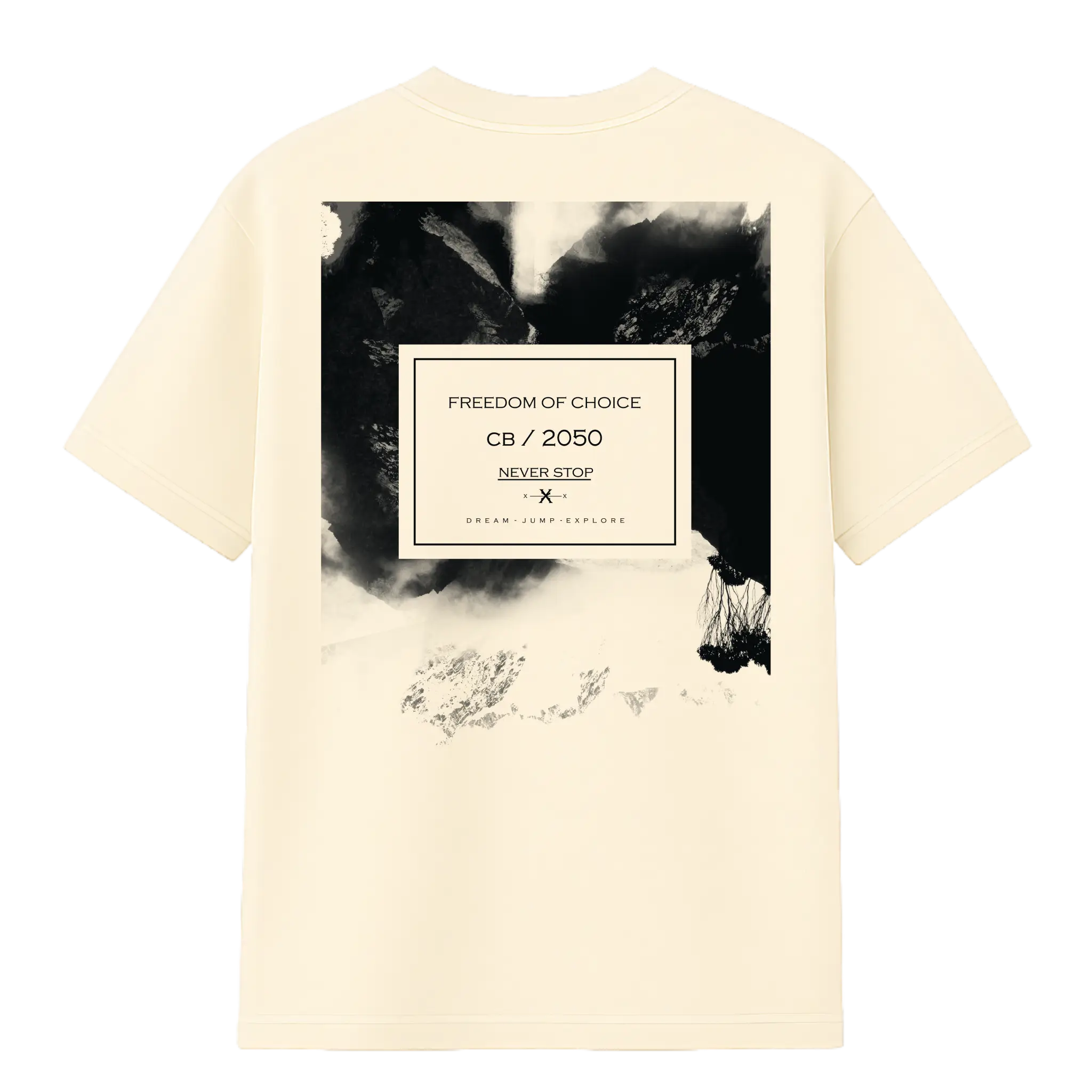 Camiseta Cubica Freedom Of Choice Never Stop B