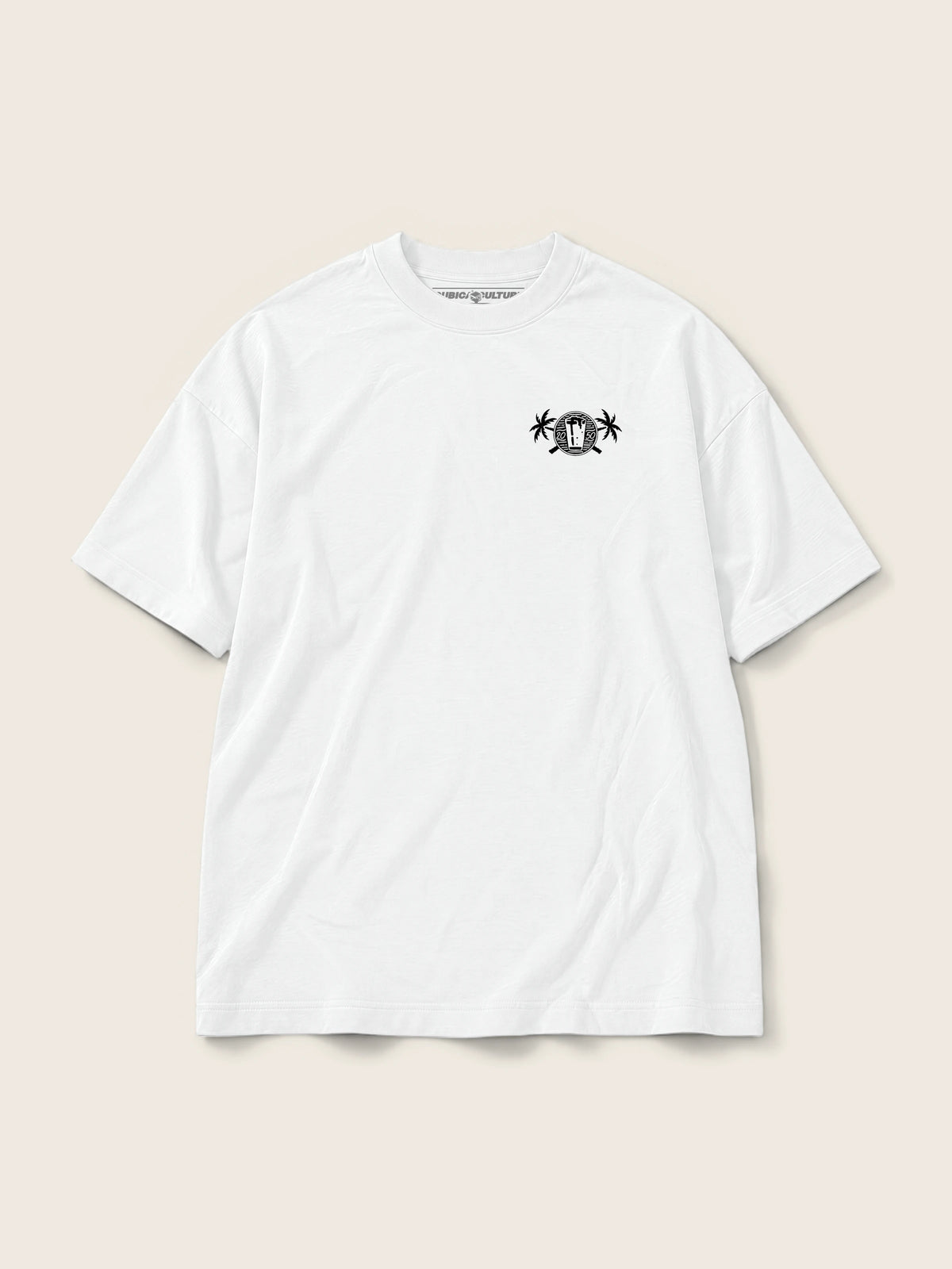 Fresh Drink · Camiseta Semi Oversize 250g Blanco — Imagen del producto 4