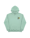 Glass Sound Hoodie 410 Verde Menta Cubica