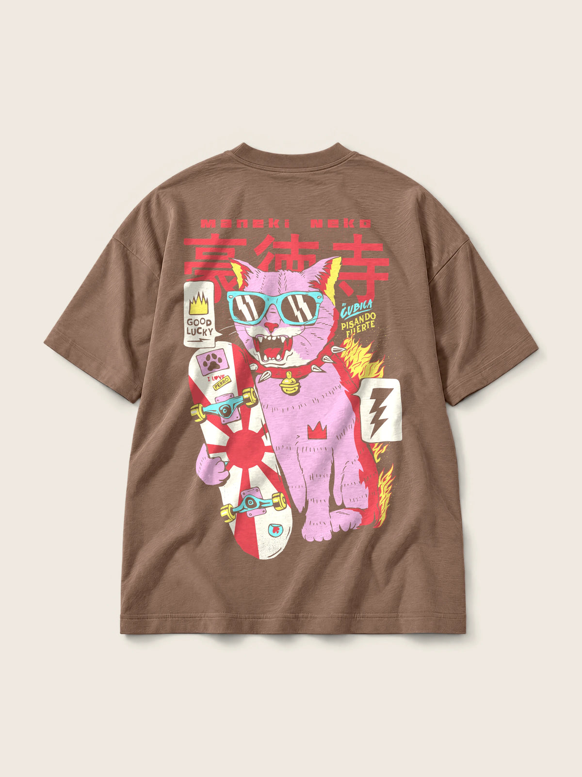 Good Lucky · Camiseta Semi Oversize 310g — Imagen del producto 7