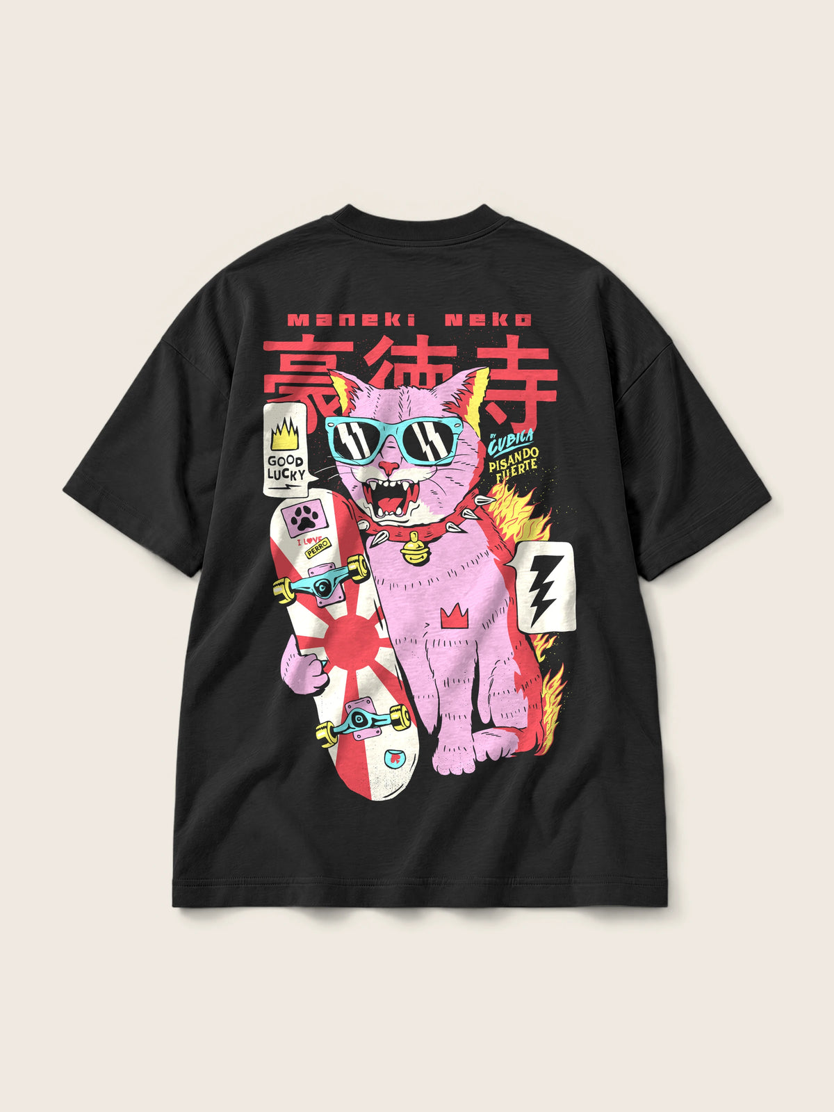 Good Lucky · Camiseta Semi Oversize 310g — Imagen del producto 3