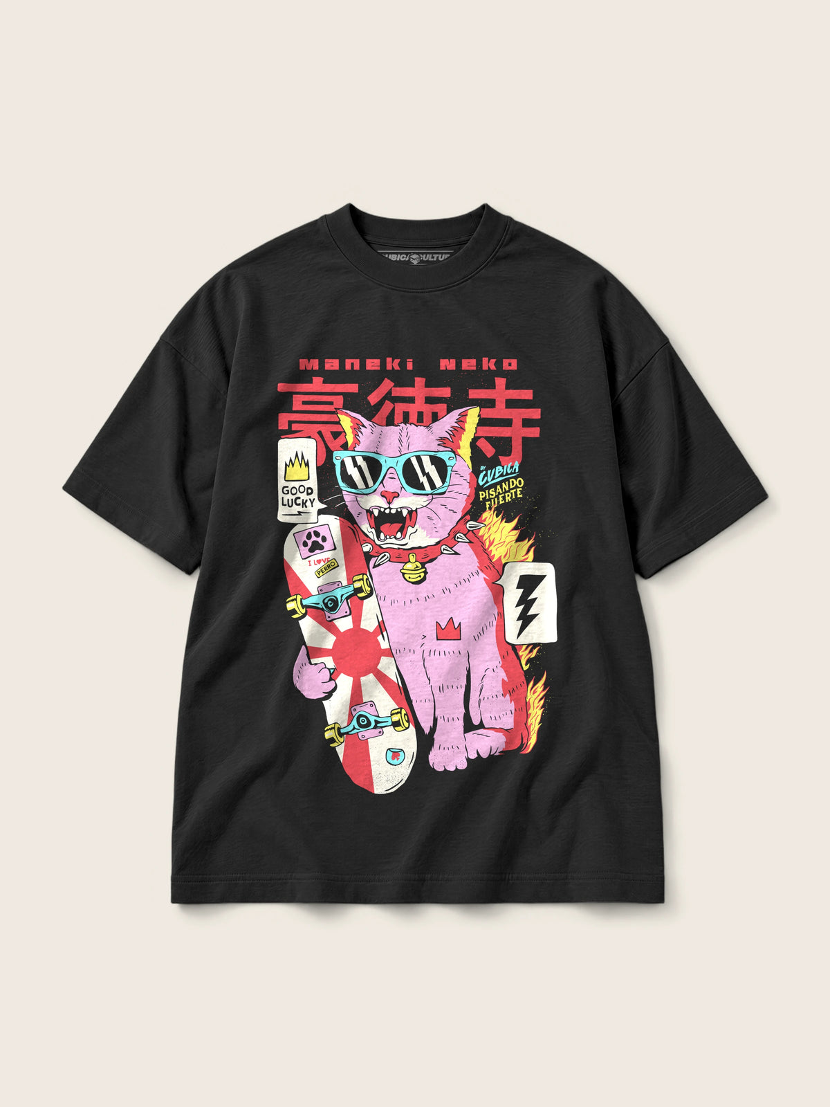 Good Lucky · Camiseta Semi Oversize 310g — Imagen del producto 1