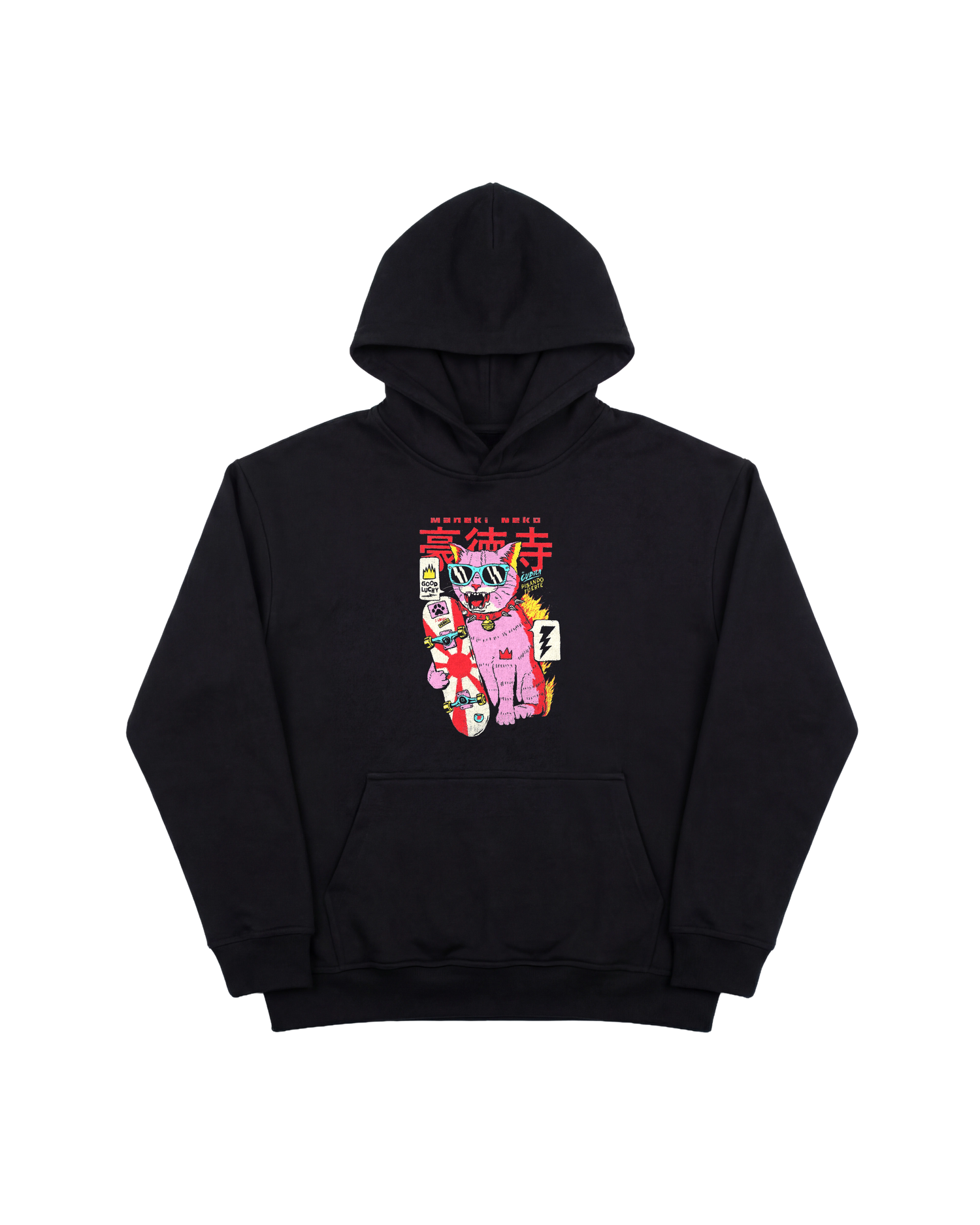 Good Lucky Hoodie 410 Negro Cubica