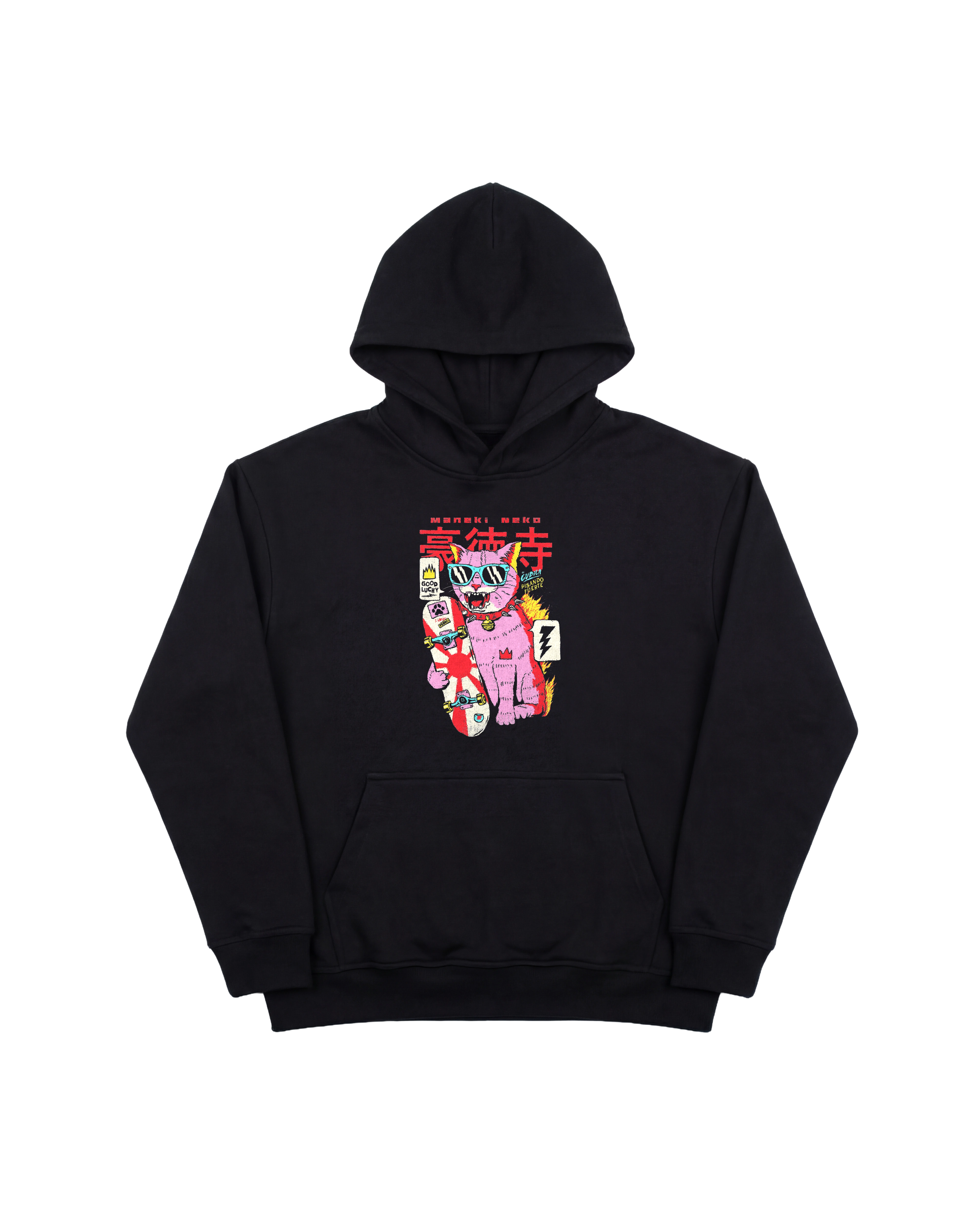 Good Lucky Hoodie 410 Negro Cubica