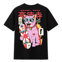 Camiseta Cubica Neon Cat PB