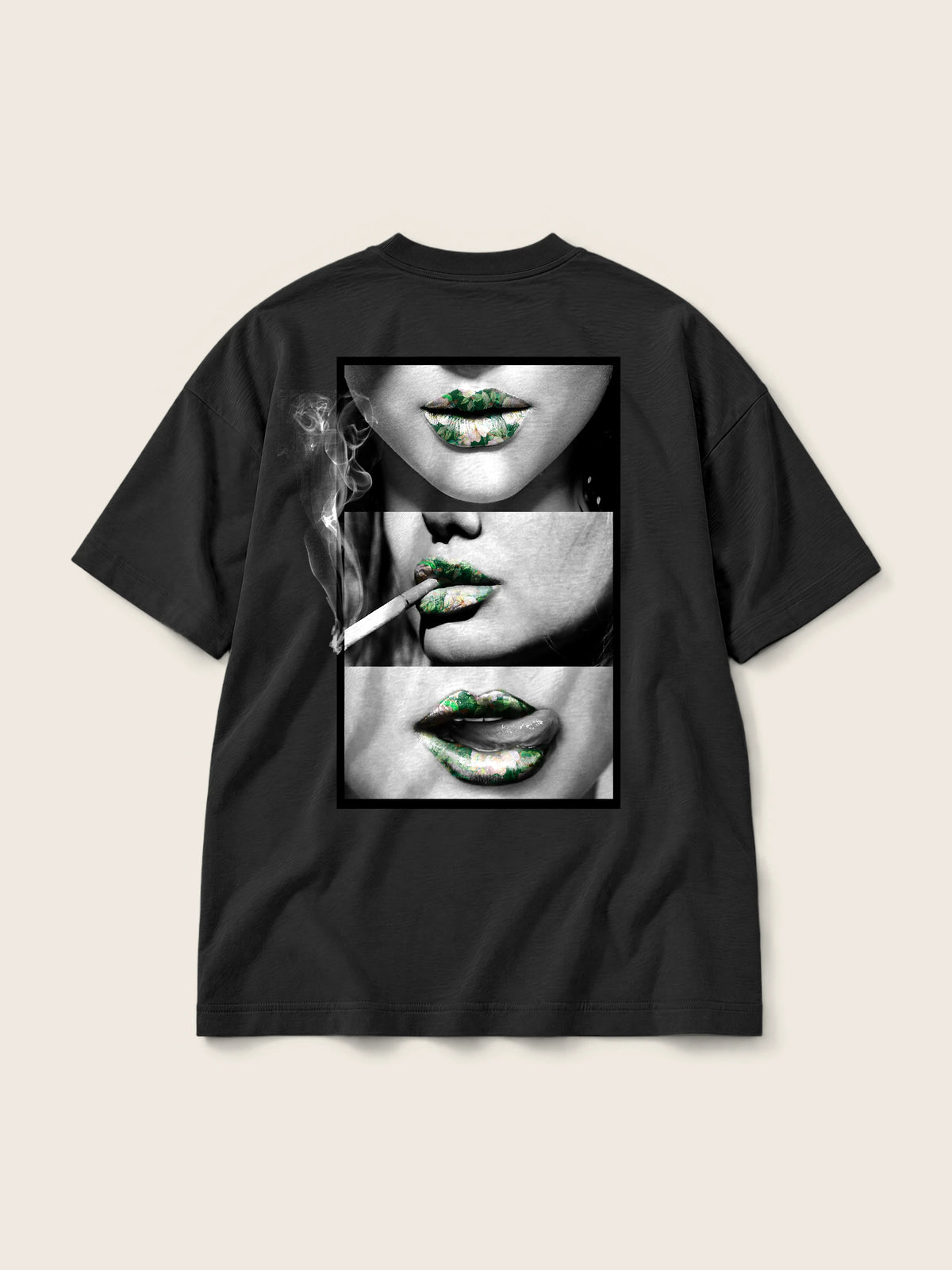 Green Kisses · Camiseta Semi Oversize 310g — Imagen del producto 1