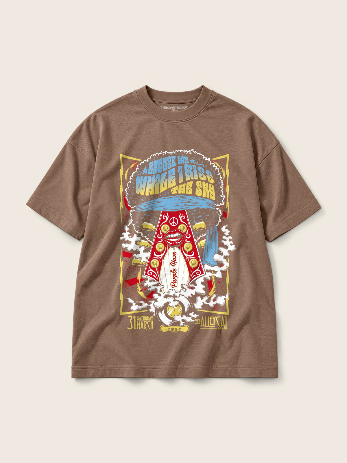 Hendrix · Camiseta Semi Oversize 310g — Imagen del producto 3
