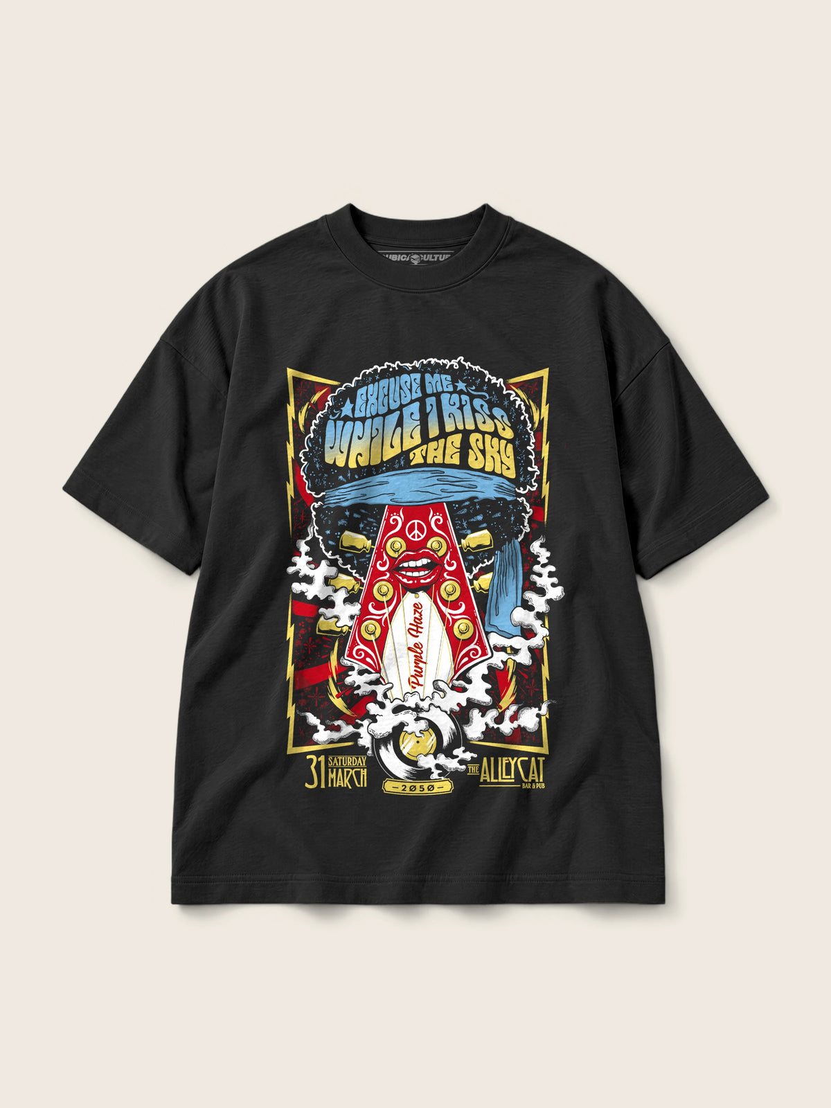 Hendrix · Camiseta Semi Oversize 310g — Imagen del producto 1