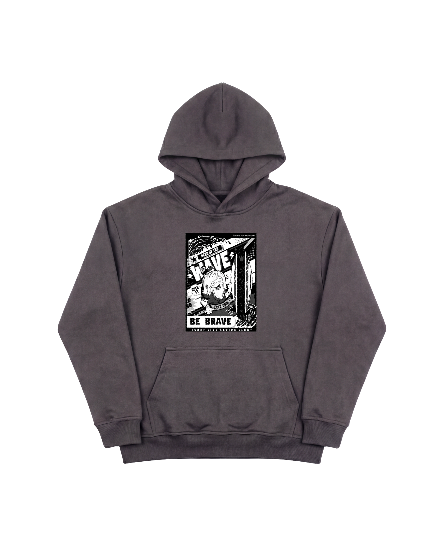 Hero Wave Hoodie 410 Gris Oscuro Cubica