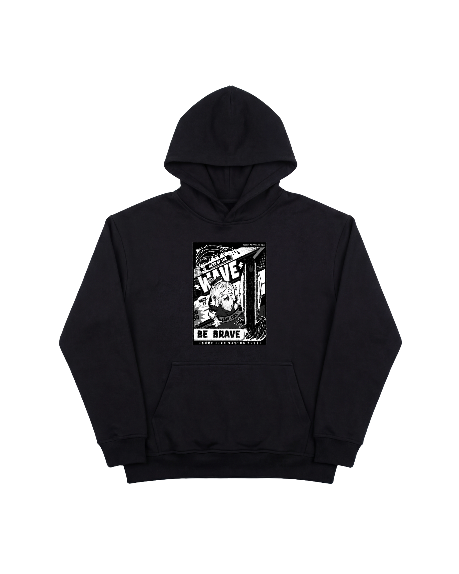 Hero Wave Hoodie 410 Negro Cubica