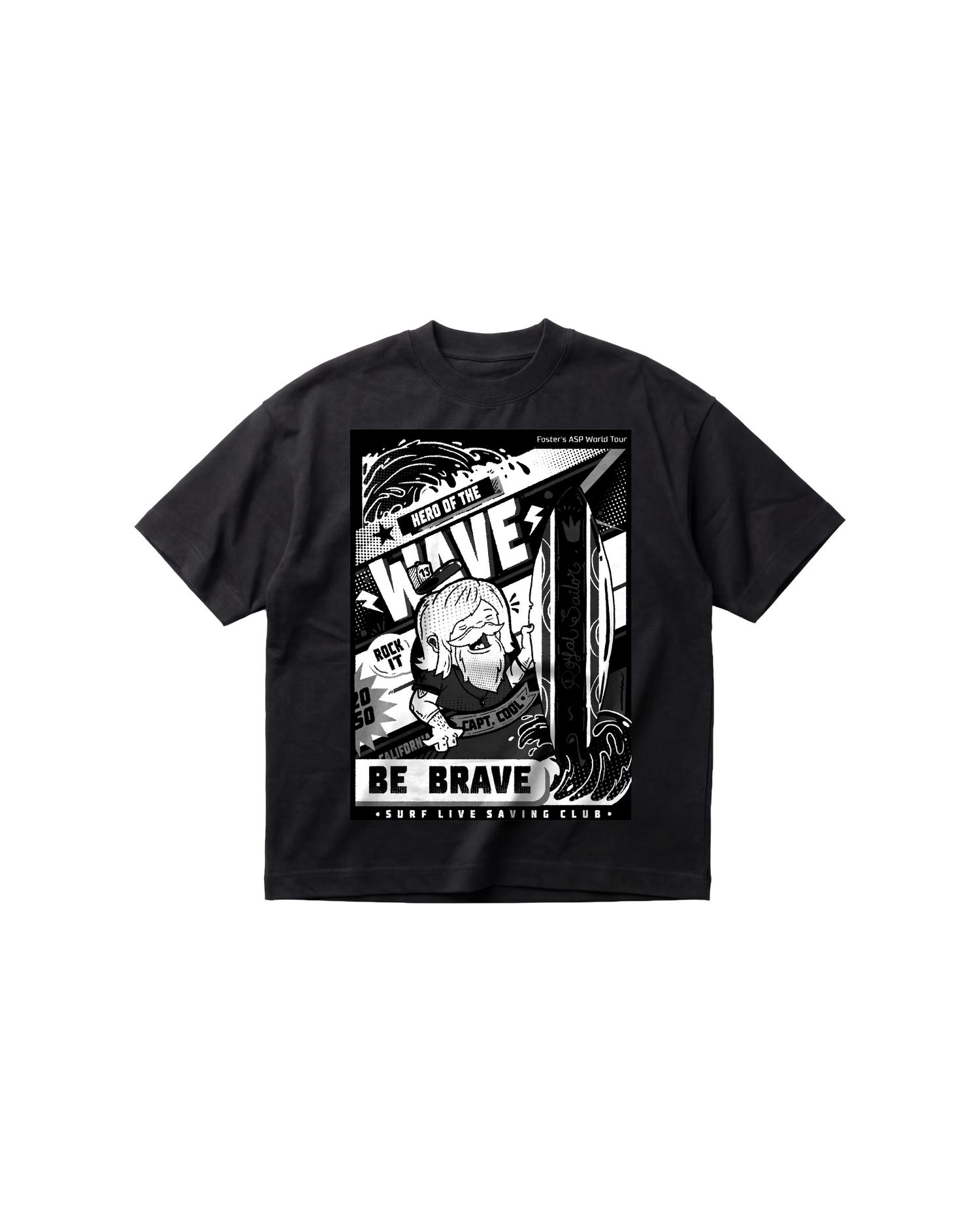 Hero Wave Semi Oversize 310 Negro Cubica