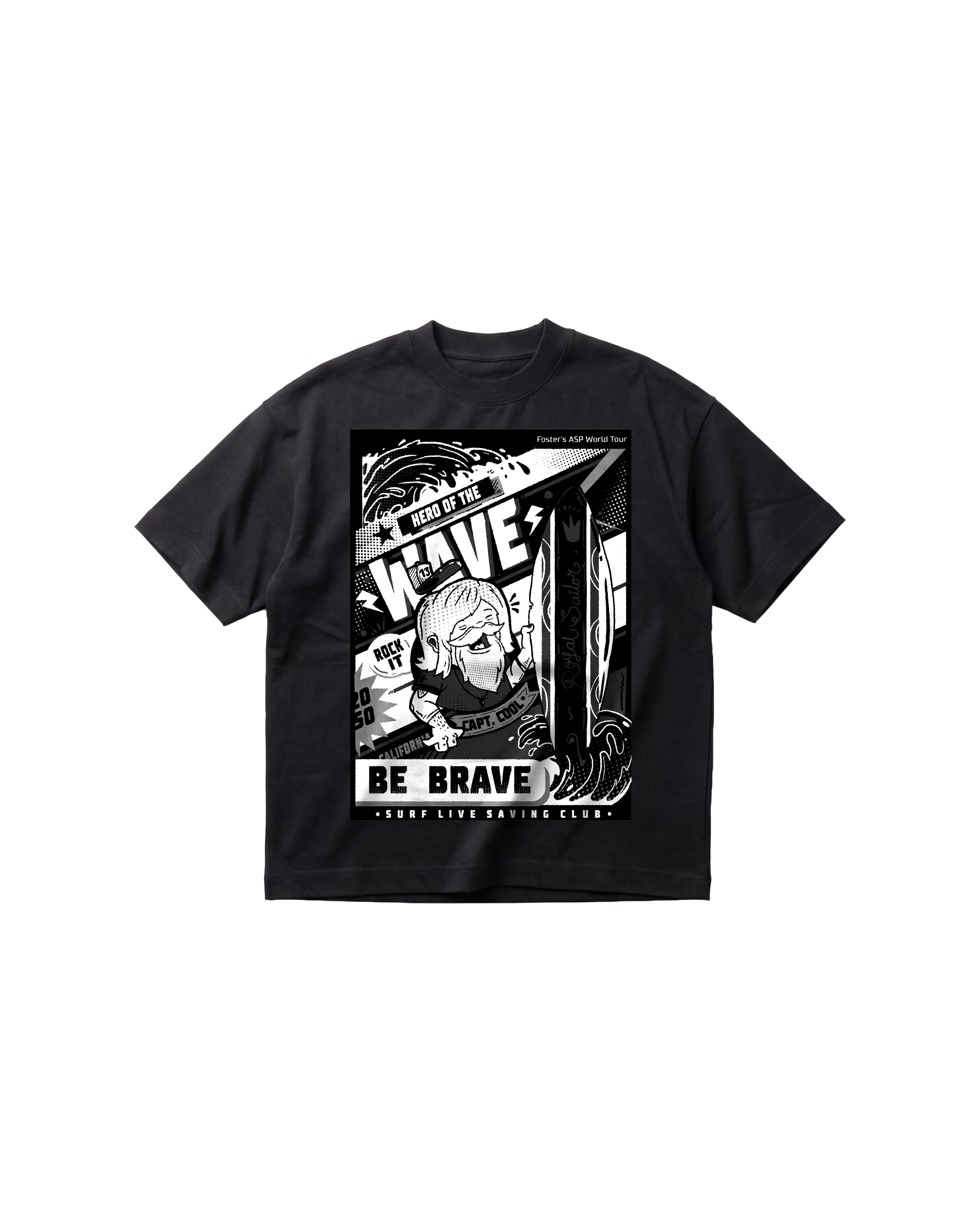 Hero Wave Semi Oversize 310 Negro Cubica