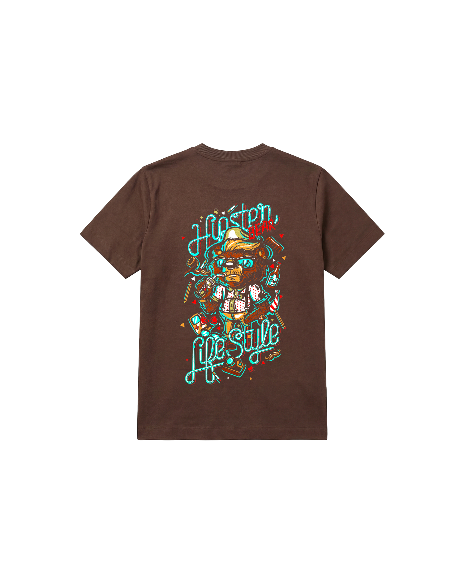 Hipster Bear Regular 250 Chocolate Cubica