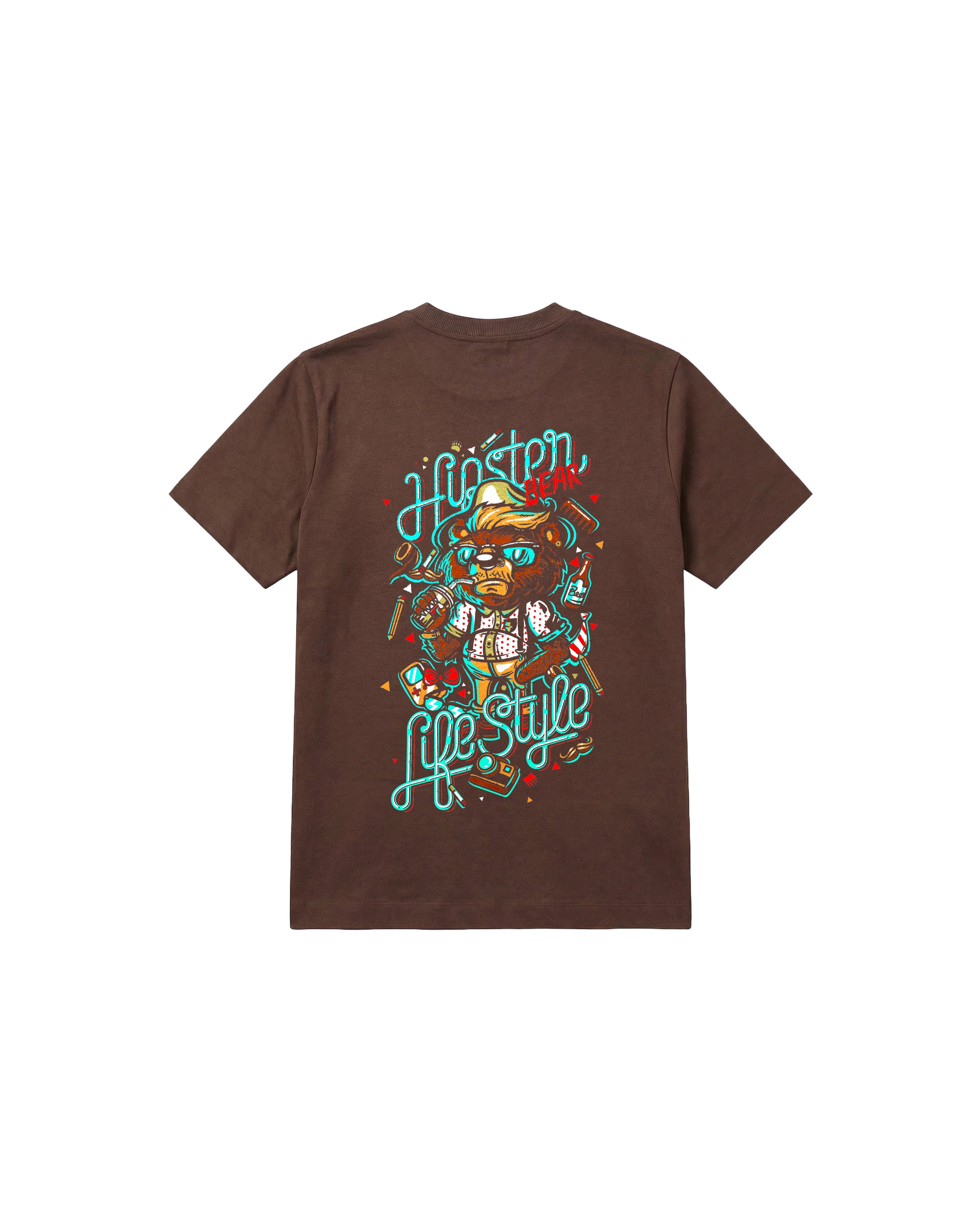 Hipster Bear Regular 250 Chocolate Cubica