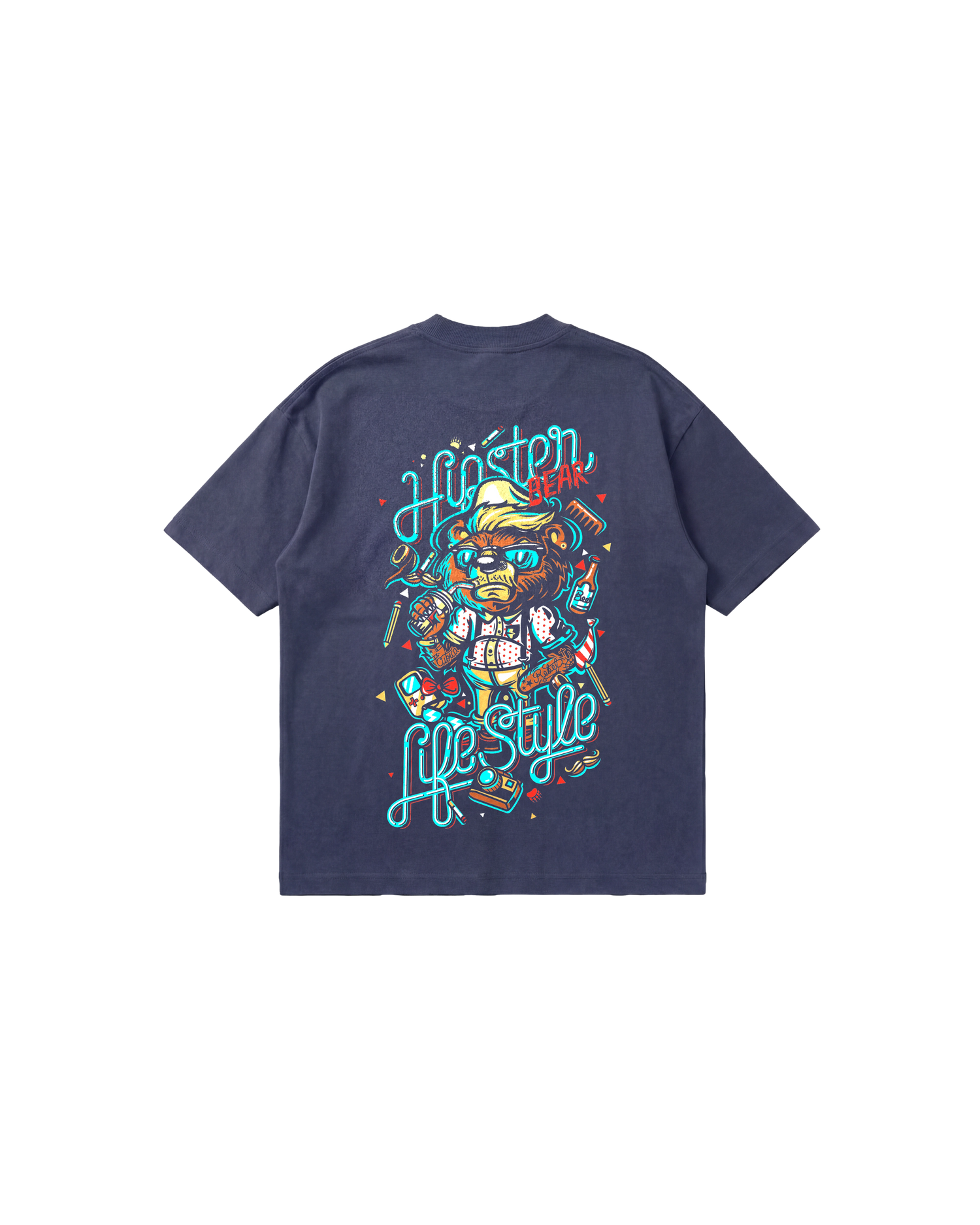 Hipster Bear Semi Oversize 250 Indigo Cubica