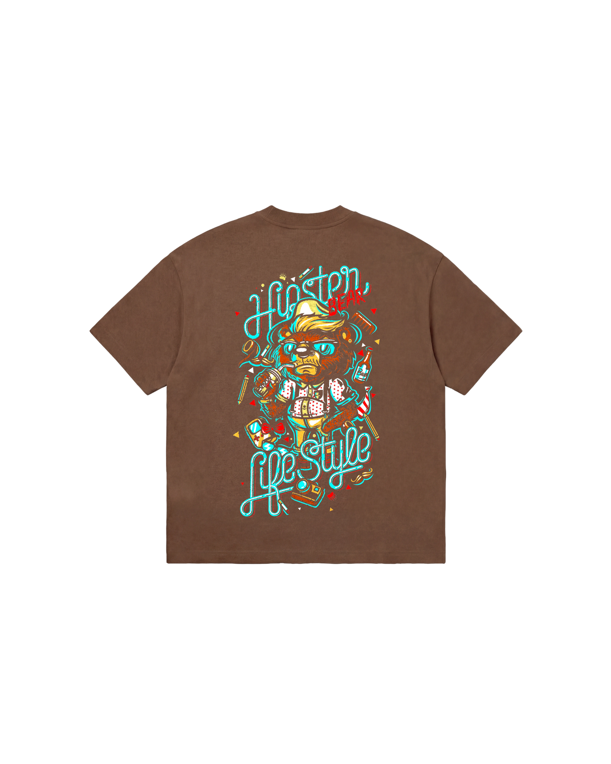 Hipster Bear Semi Oversize 310 Chocolate Cubica
