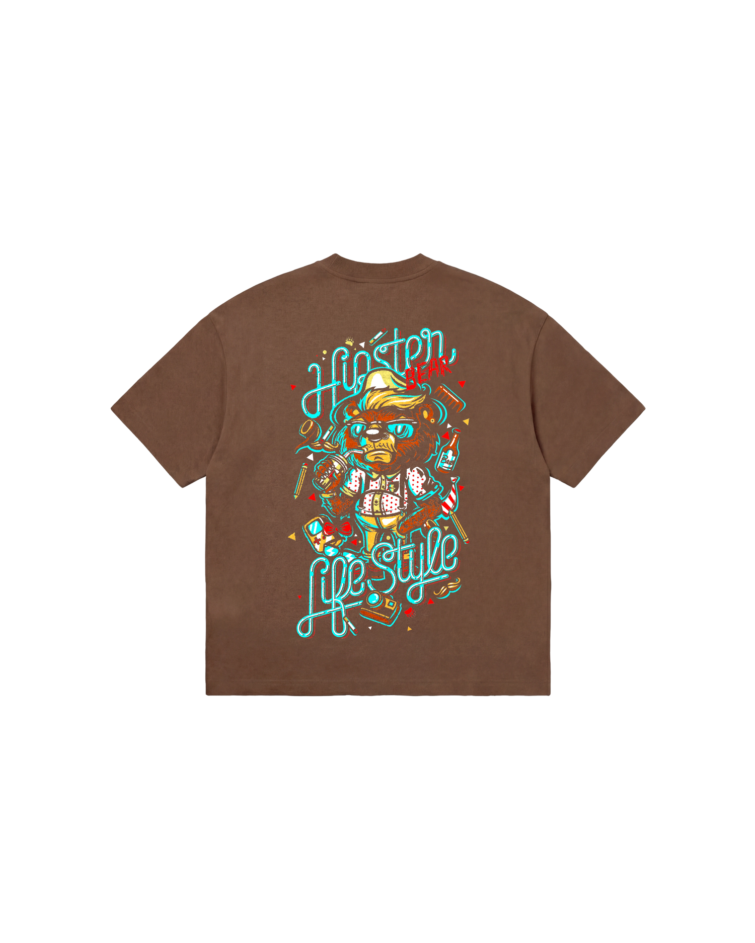 Hipster Bear Semi Oversize 310 Chocolate Cubica