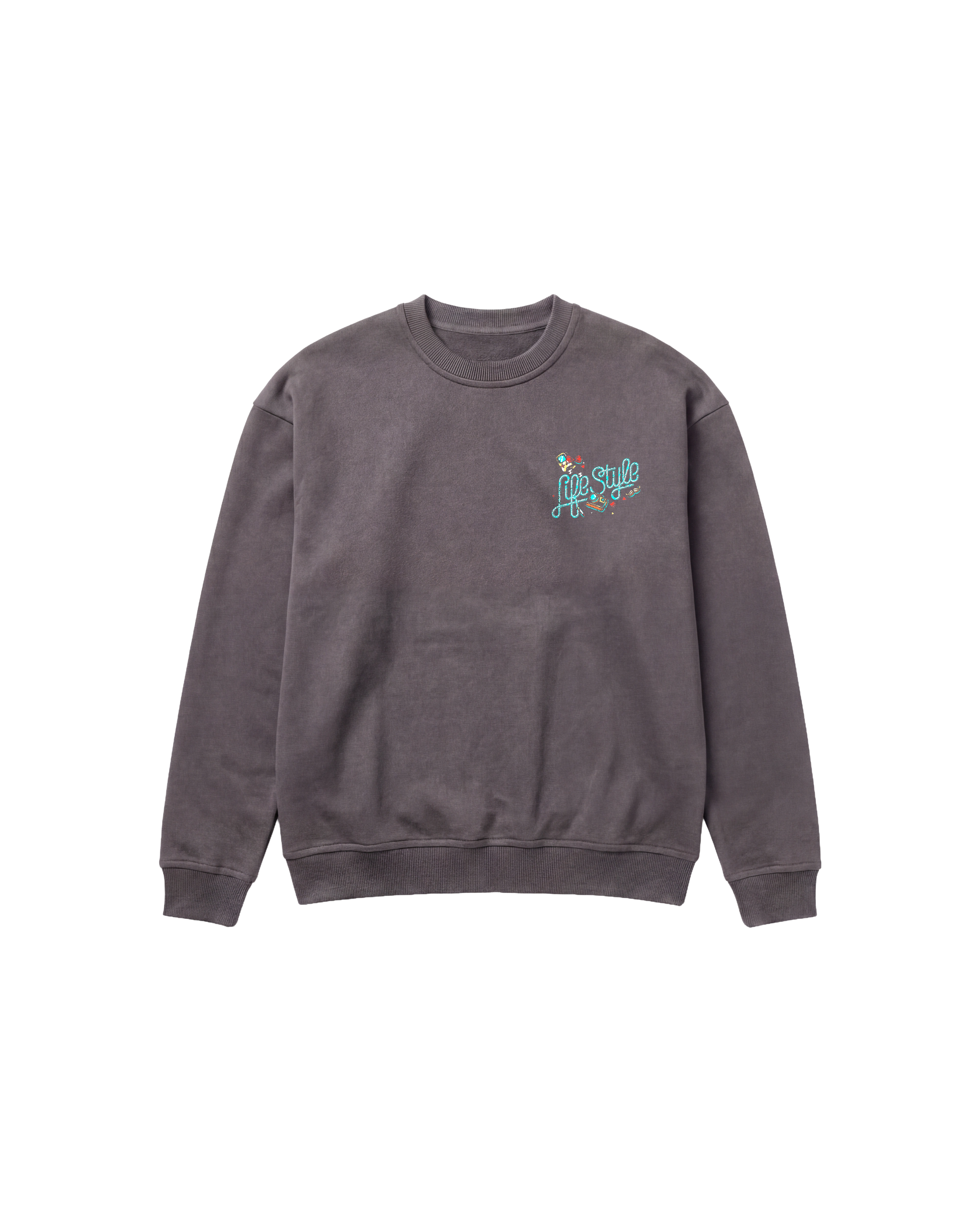 Hipster Bear Sweatshirt 410 Gris Oscuro Cubica