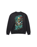 Hipster Bear Sweatshirt 410 Negro Cubica