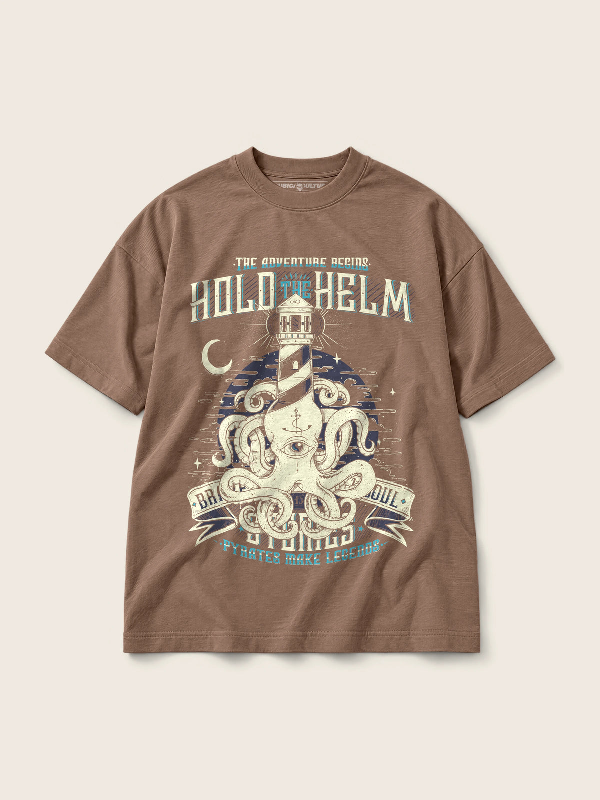 Hold The Helm · Camiseta Semi Oversize 310g — Imagen del producto 5
