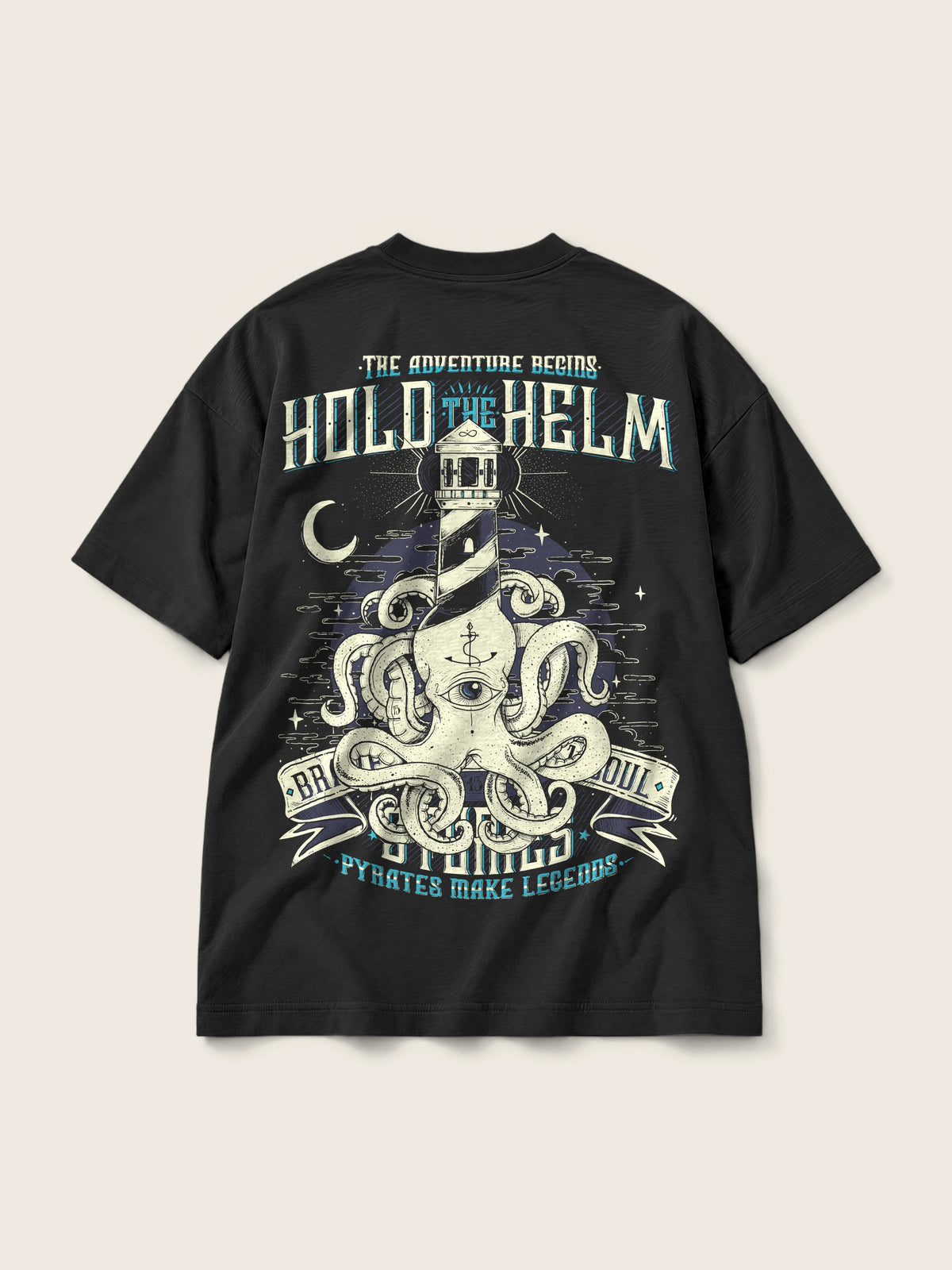 Hold The Helm · Camiseta Semi Oversize 310g — Imagen del producto 3