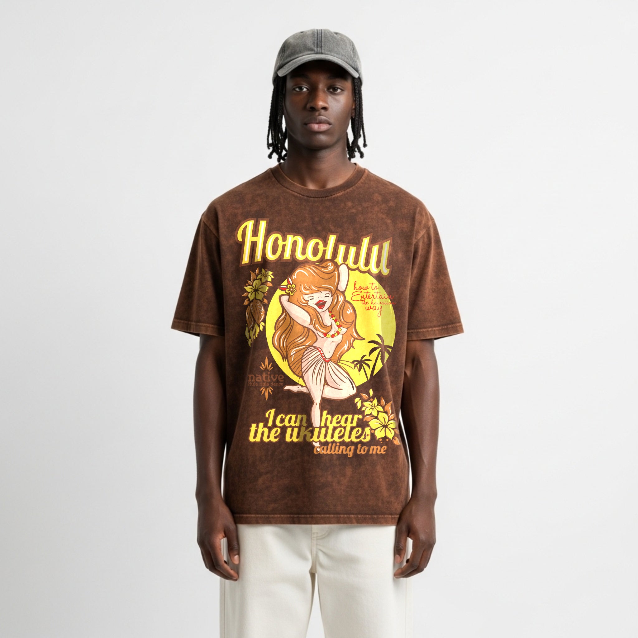 Camiseta Cubica Honolulu Hawaii