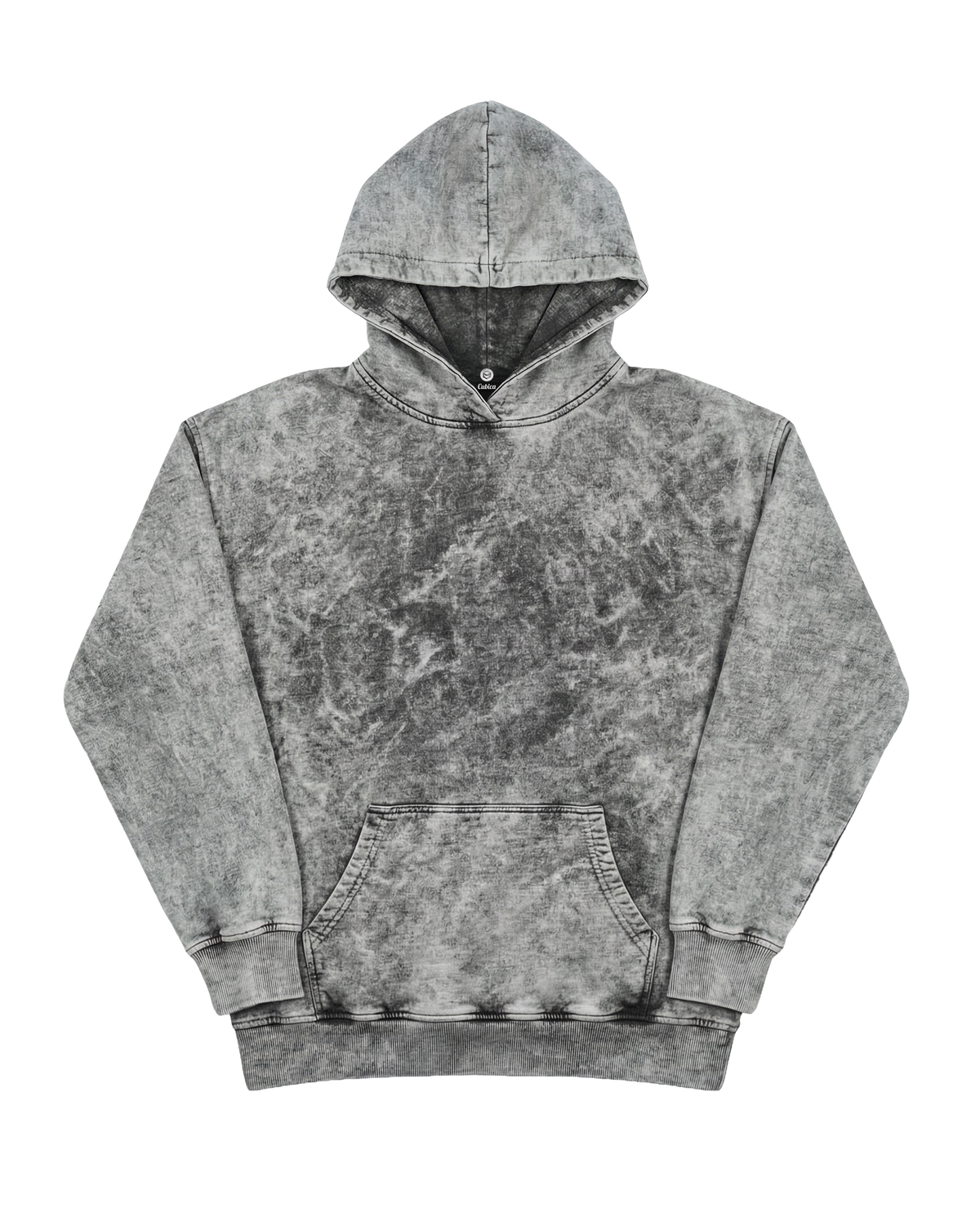 Buzo Acid Wash Cubica Gris