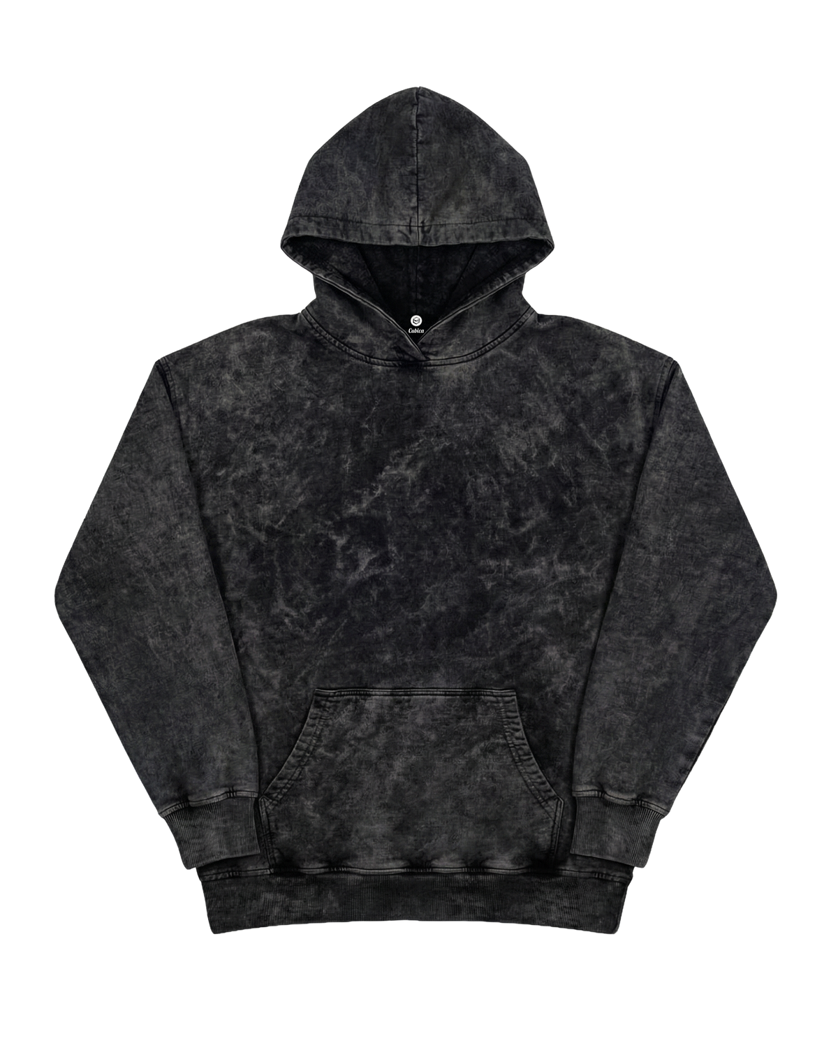 Buzo Acid Wash Cubica Negro